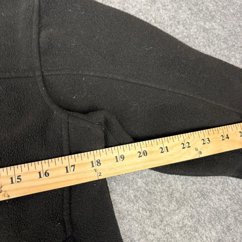 The North Face Mens Black Full Zip Fleece Jacket Mock Neck M/M 10/12 Outdoor